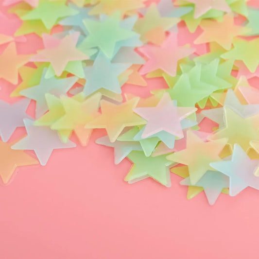 200 Piece Luminous Star Wall Sticker