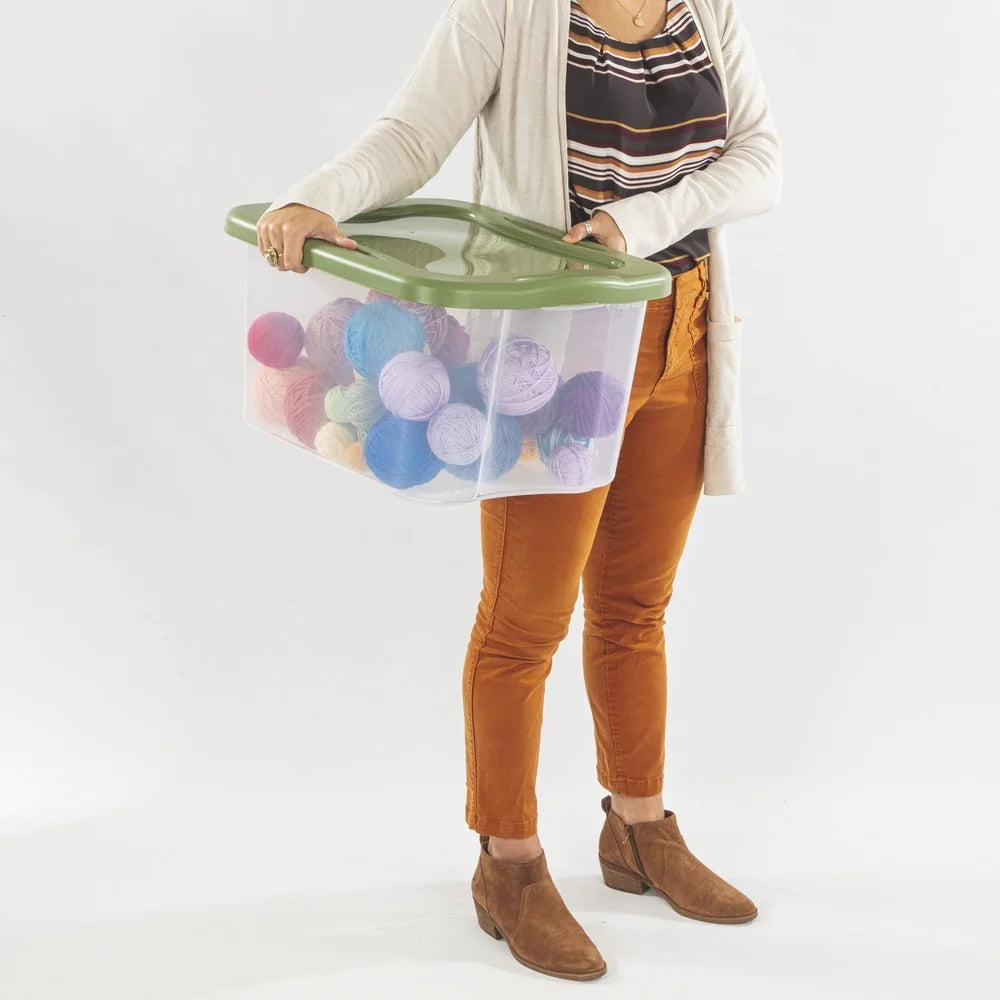 40 Quart EZ Carry Storage Bin