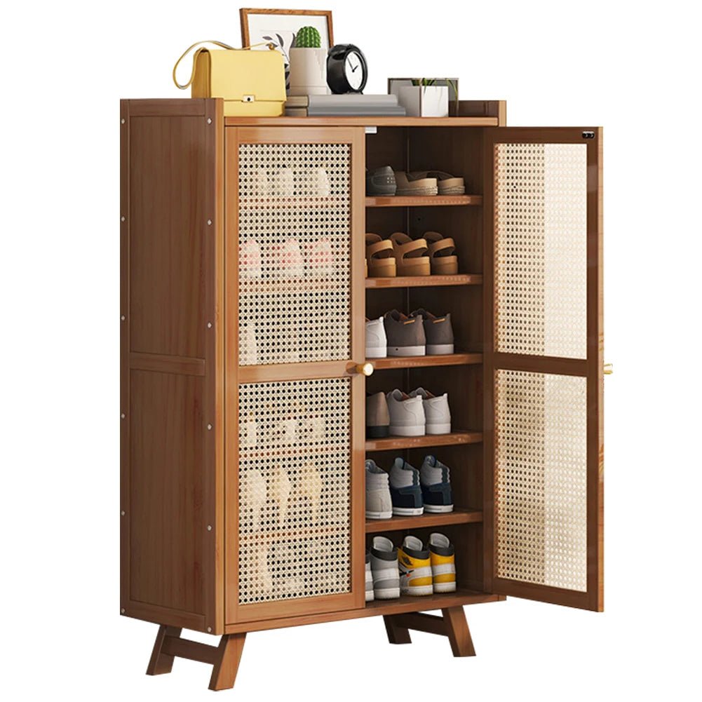 5/7-Tier Shoe Storage Cabinet Rack with Doors