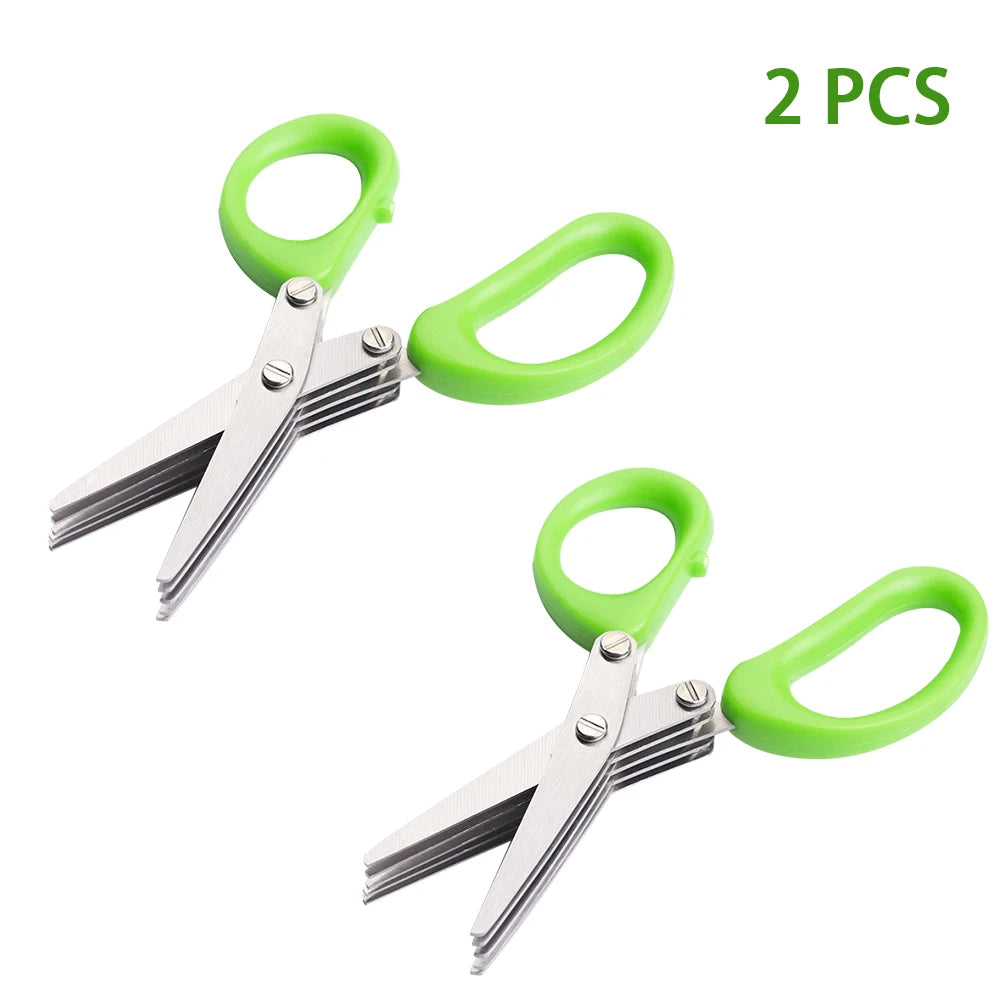 2/4PCS 5-Layered Scissors
