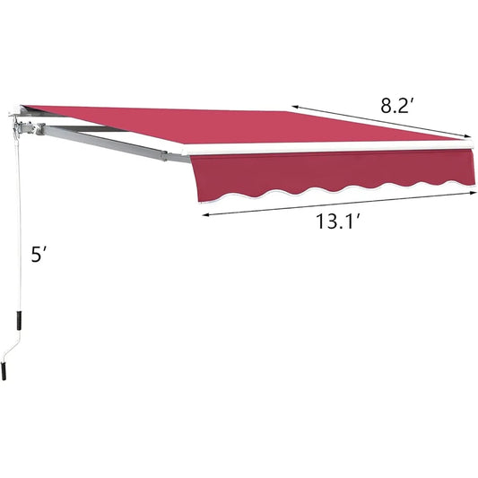 9.8' x 8.2' Patio Awnings