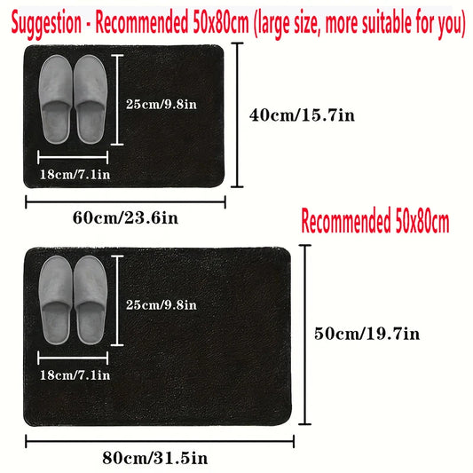 1pc New Type Mud Bathroom Mat
