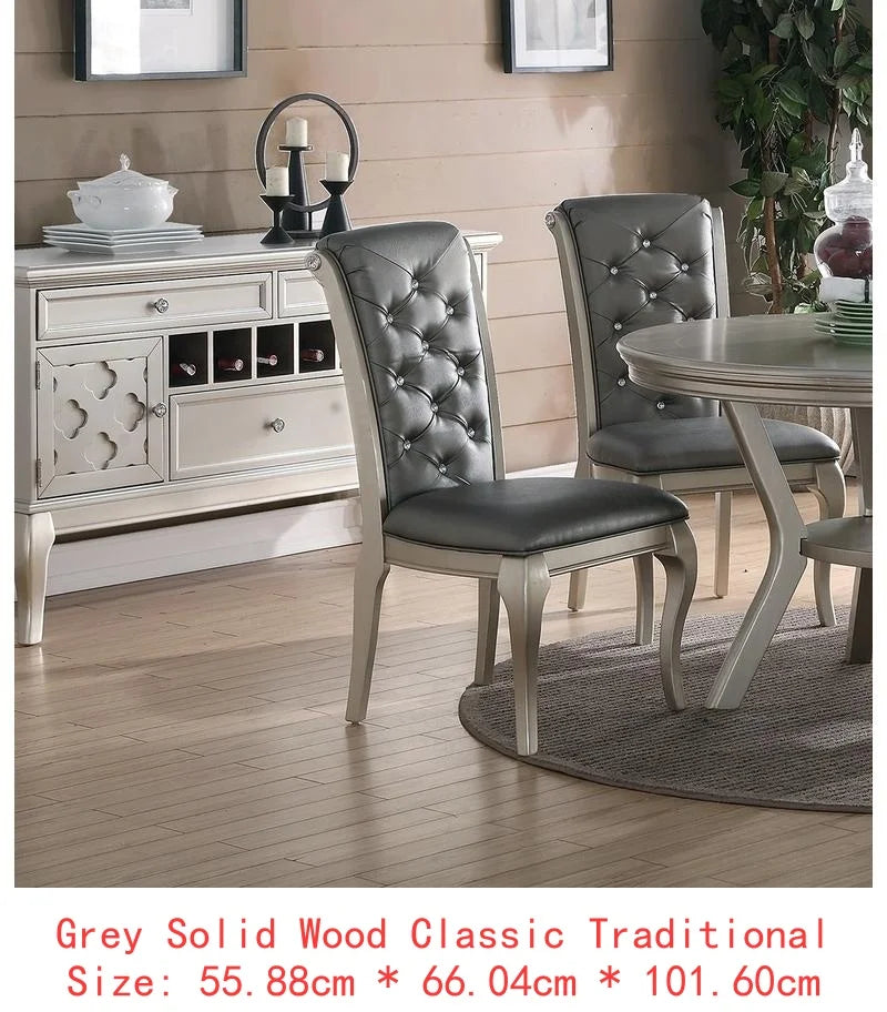 7pc Rect. Glass Dining Set