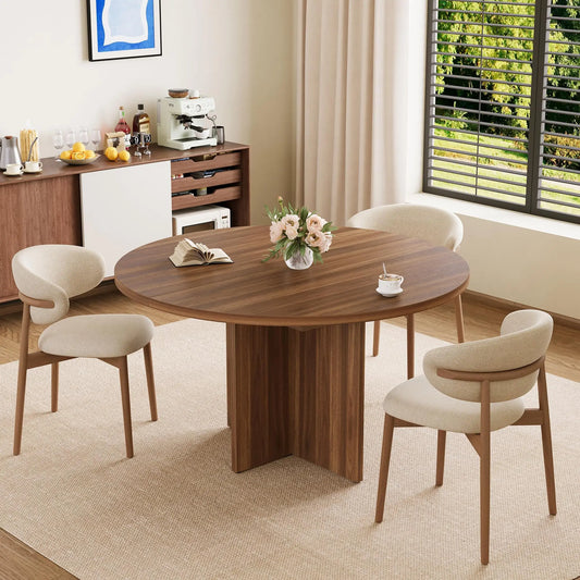 Round to Oval Dining Table For 4-8
