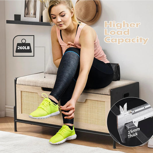 Storage Bench with Cushion