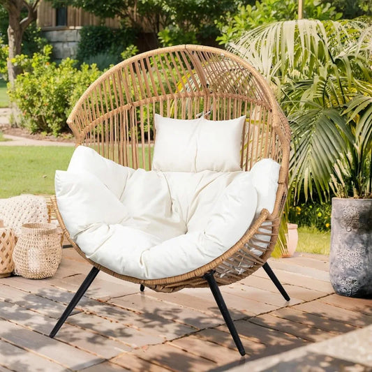 Outdoor Wicker Egg Chair