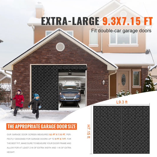 Garage Door Screen for Winter