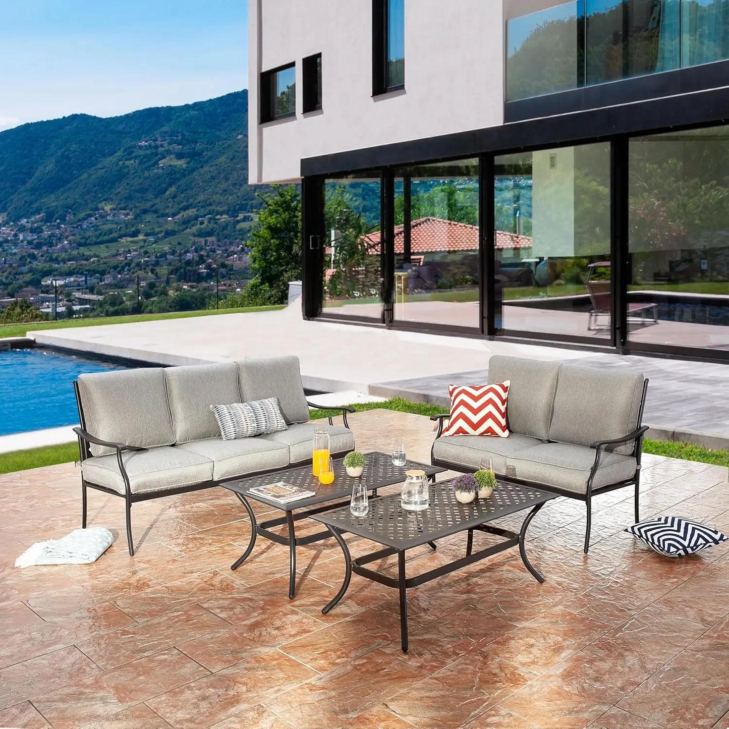 5 Seat Patio Conversation Set