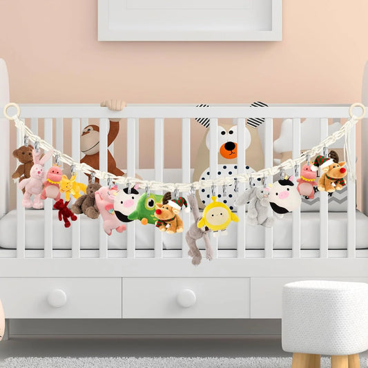 Cotton plush animal storage rope
