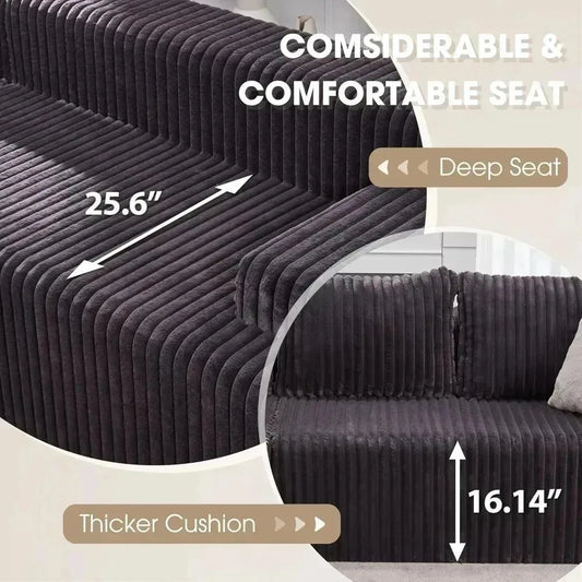 L-Shaped 3-Seat Sectional
