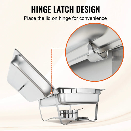 8QT Rectangle Chafing Dish