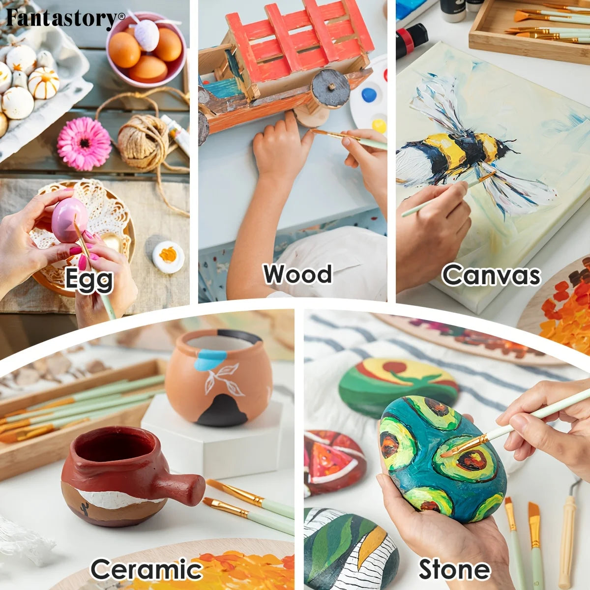 Fantastory 60ml Acrylic Paint Set