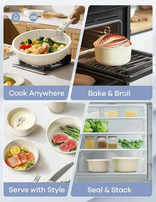 27pcs Nonstick Cookware Set