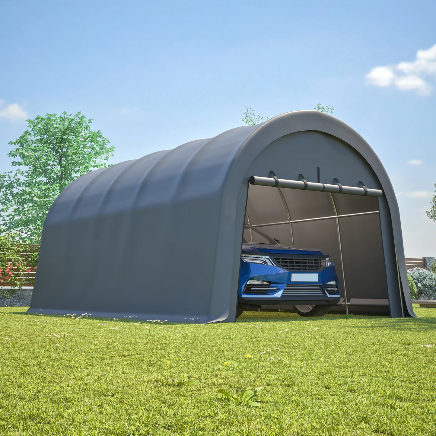 12x20 FT Heavy-Duty Carport