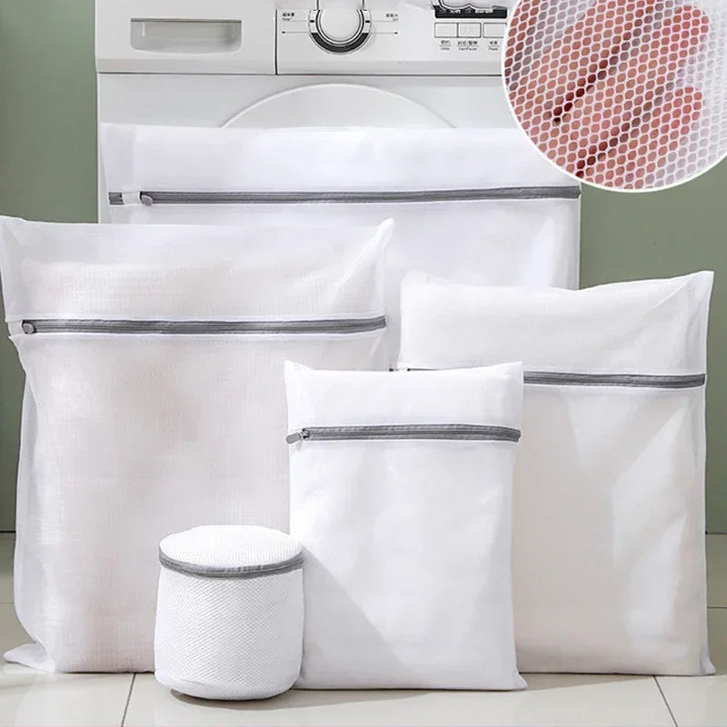 White Durable Large Washing Bag Mesh