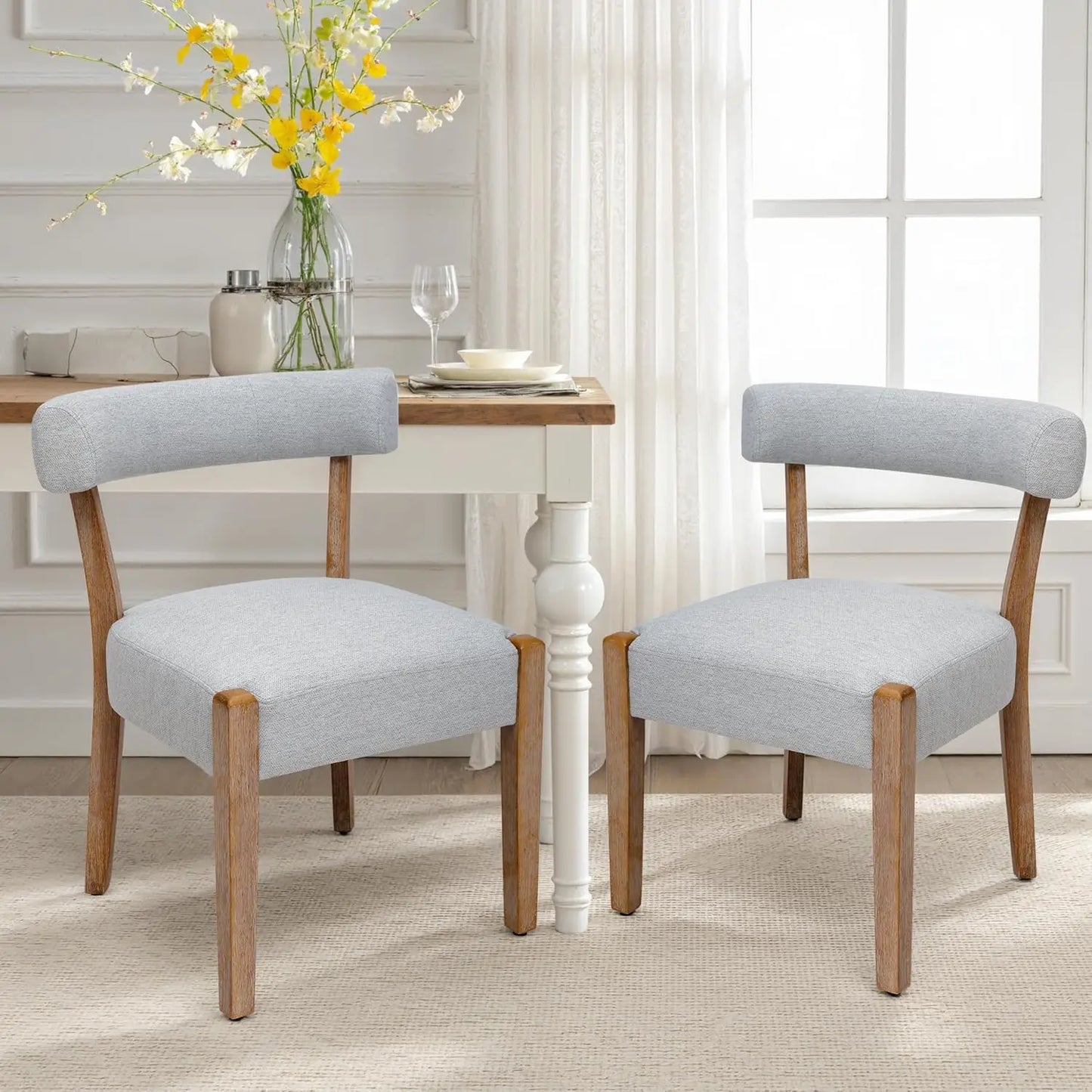 Leather Dining Chairs Set of 6