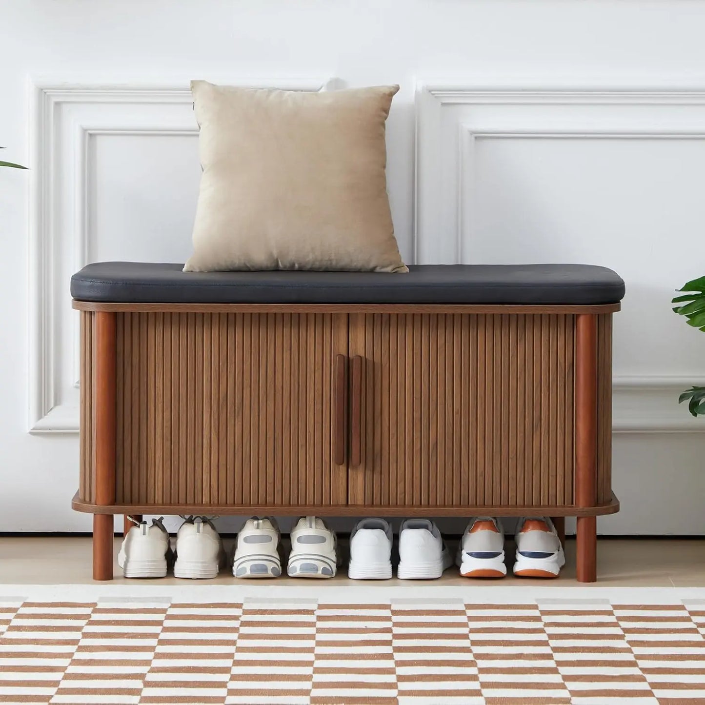 Bench, Entryway Shoe Storage