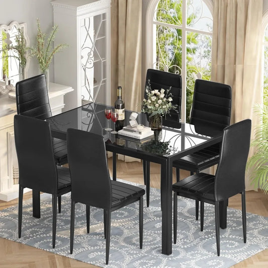 7 Piece Dining Table Set