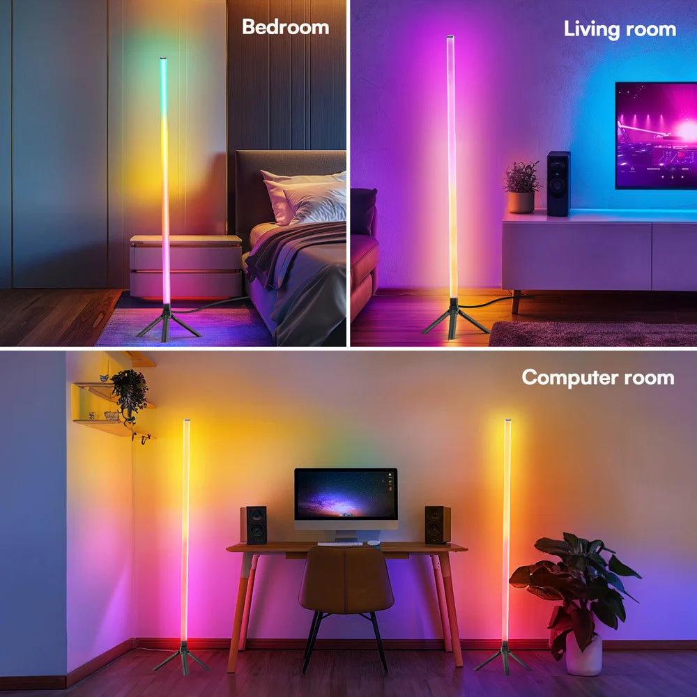 360° RGB Corner Atmosphere Lamp Black