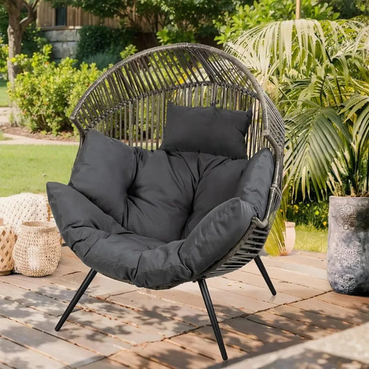 Outdoor Wicker Egg Chair