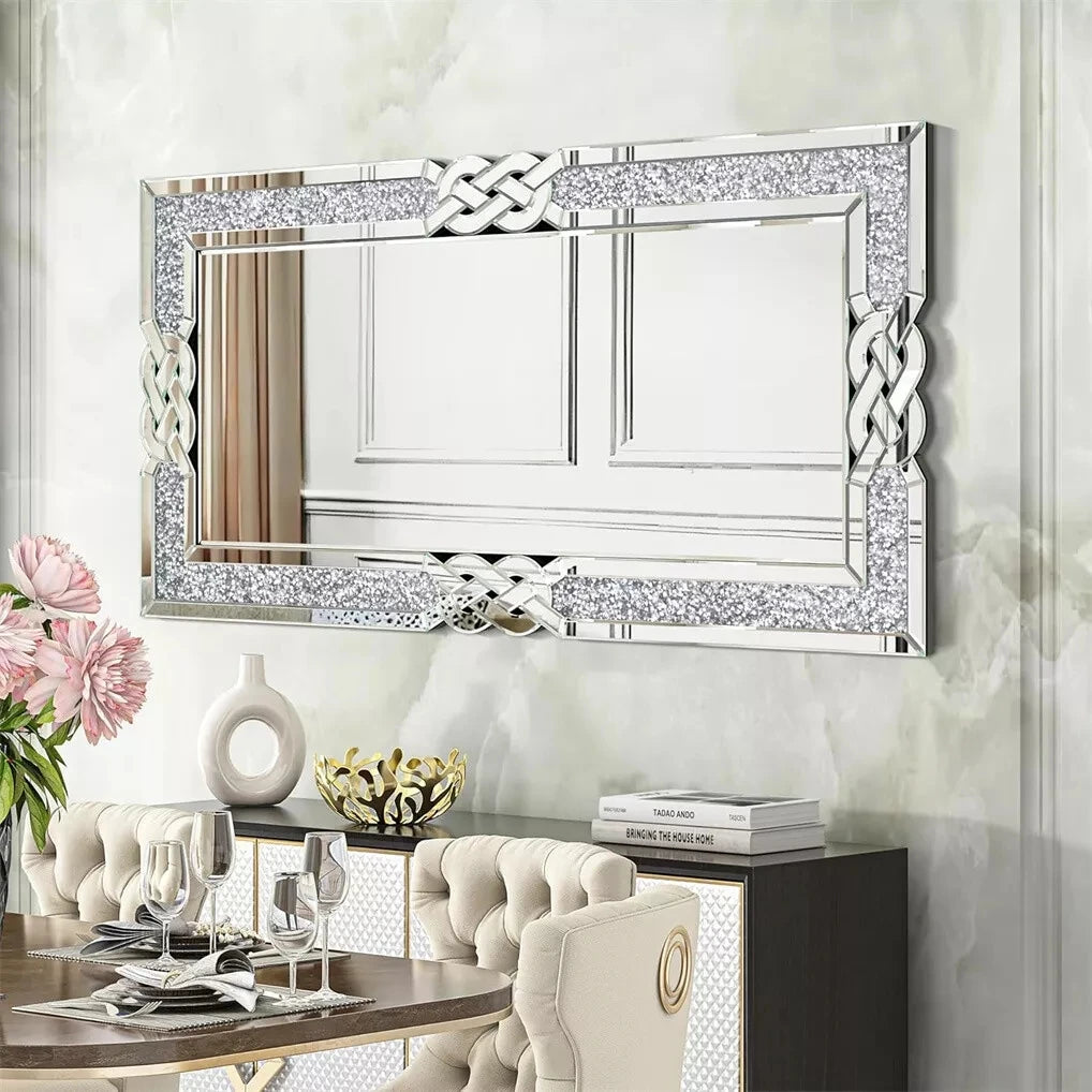 Crushed Diamond Wall Mirror