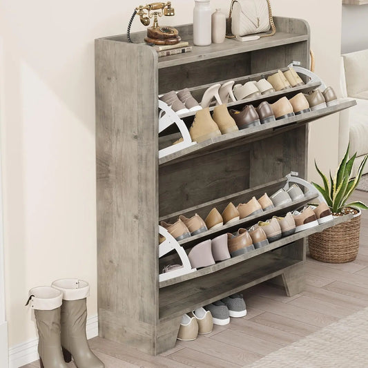 Narrow And Slim Shoe Cabinet Organizer