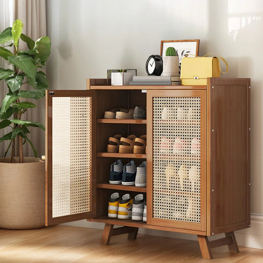 5/7-Tier Shoe Storage Cabinet Rack with Doors