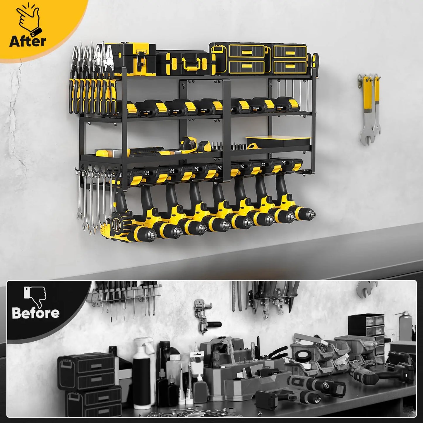 Power Tool Organizer Wall Mount