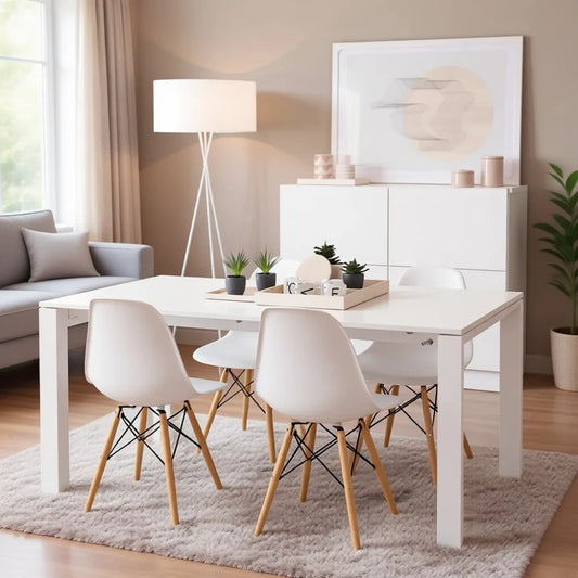 Modern Shell Dining Chair Set of 4