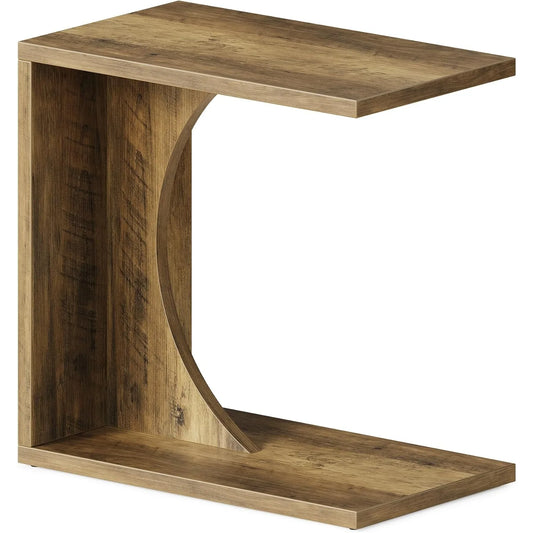 C Shaped End Table for Sofa & Bedroom