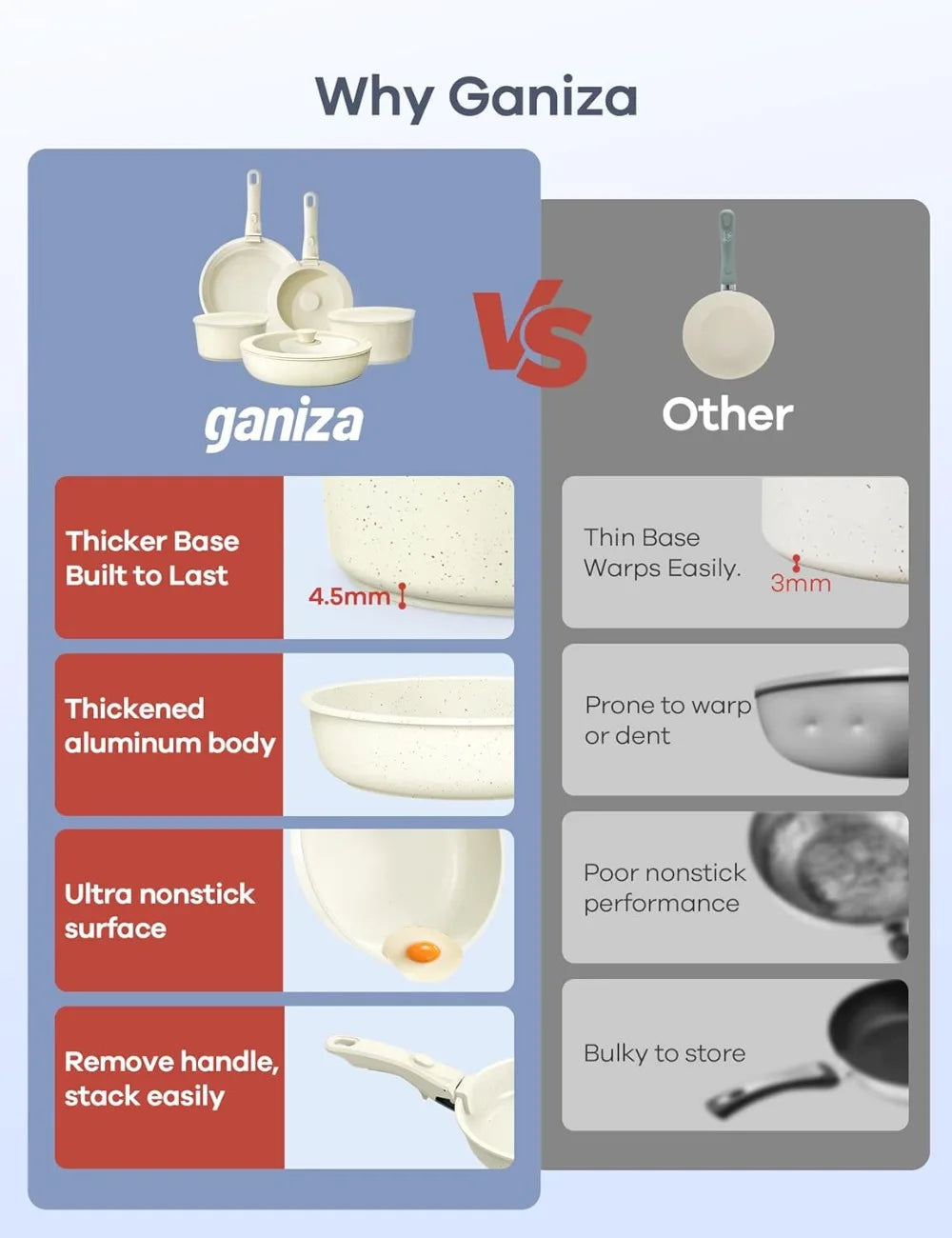 27pcs Nonstick Cookware Set