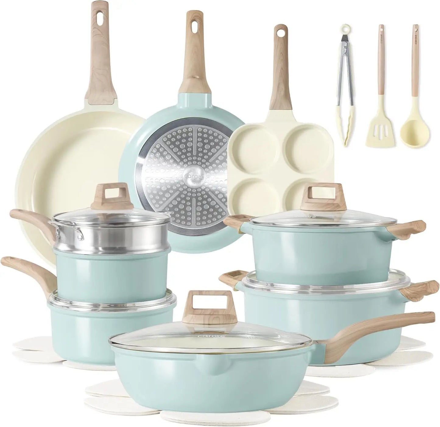26cs w/Frying Pans & Saucepans & Grill Pan