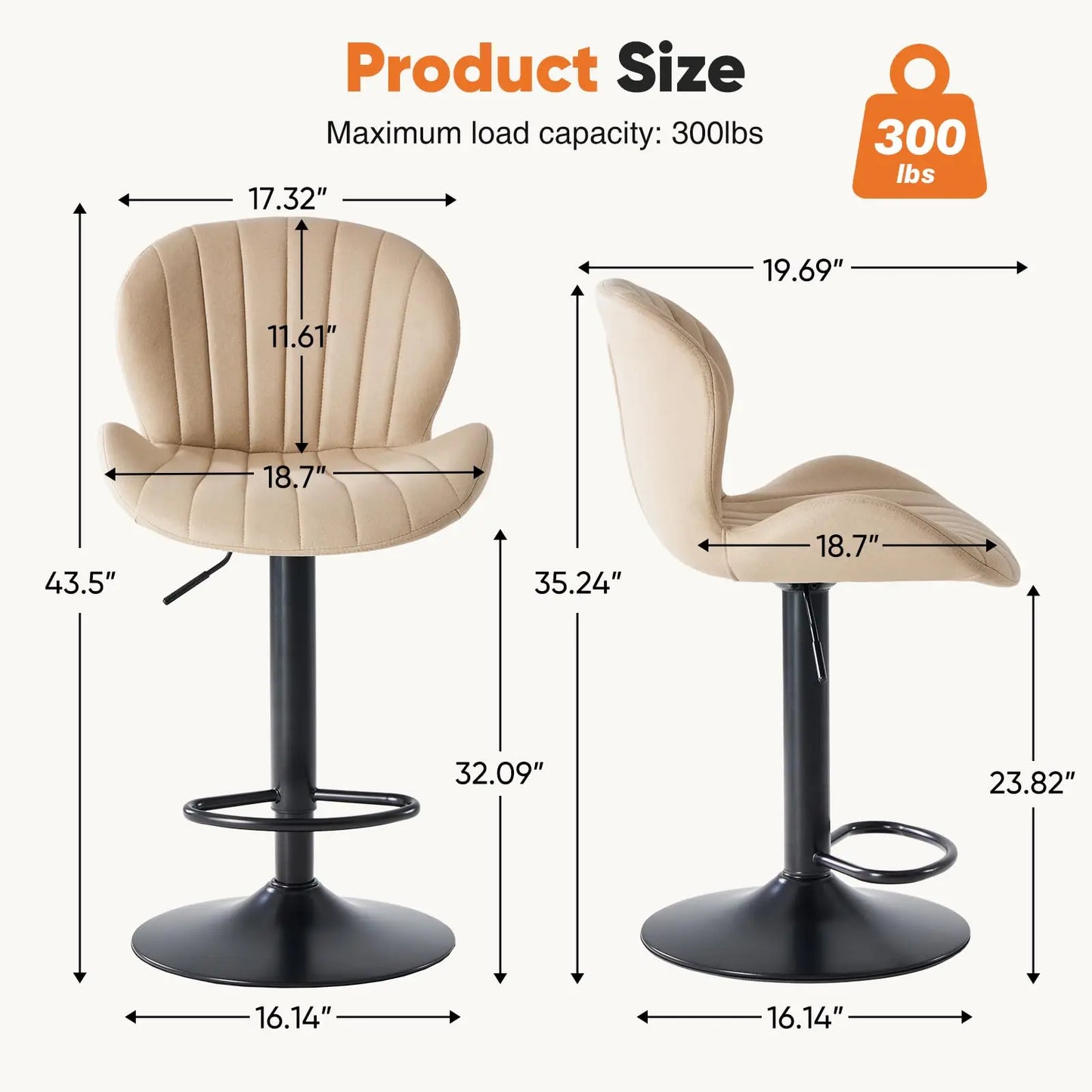 Ergonomic Modern 360° Swivel Chairs