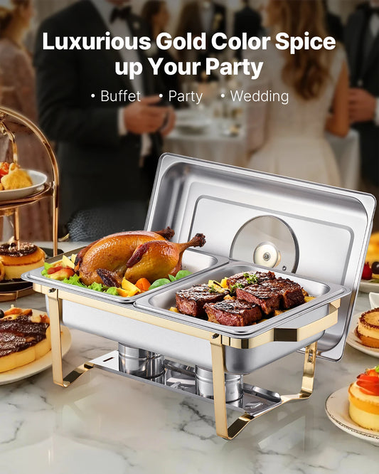 2/4 Pack Chafing Dish Buffet