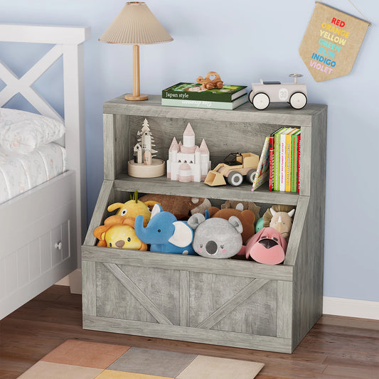 Kids Wooden Storage Organizer