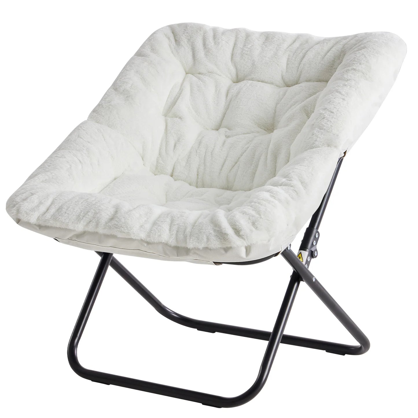 28IN Cozy Saucer Chairs Soft Faux Fur