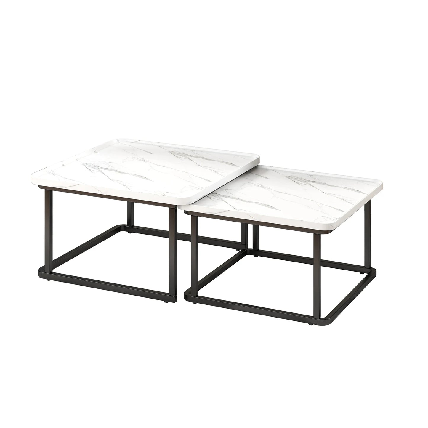 Square Nesting Coffee Tables 2