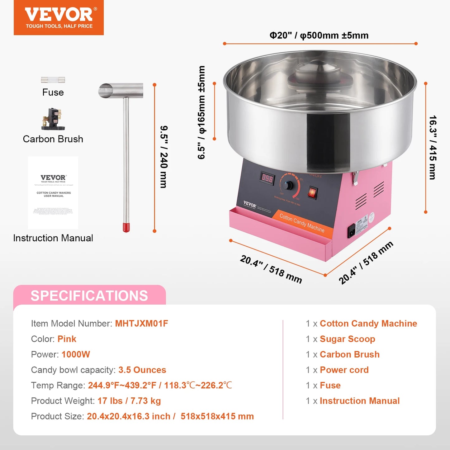Electric Cotton Candy Machine