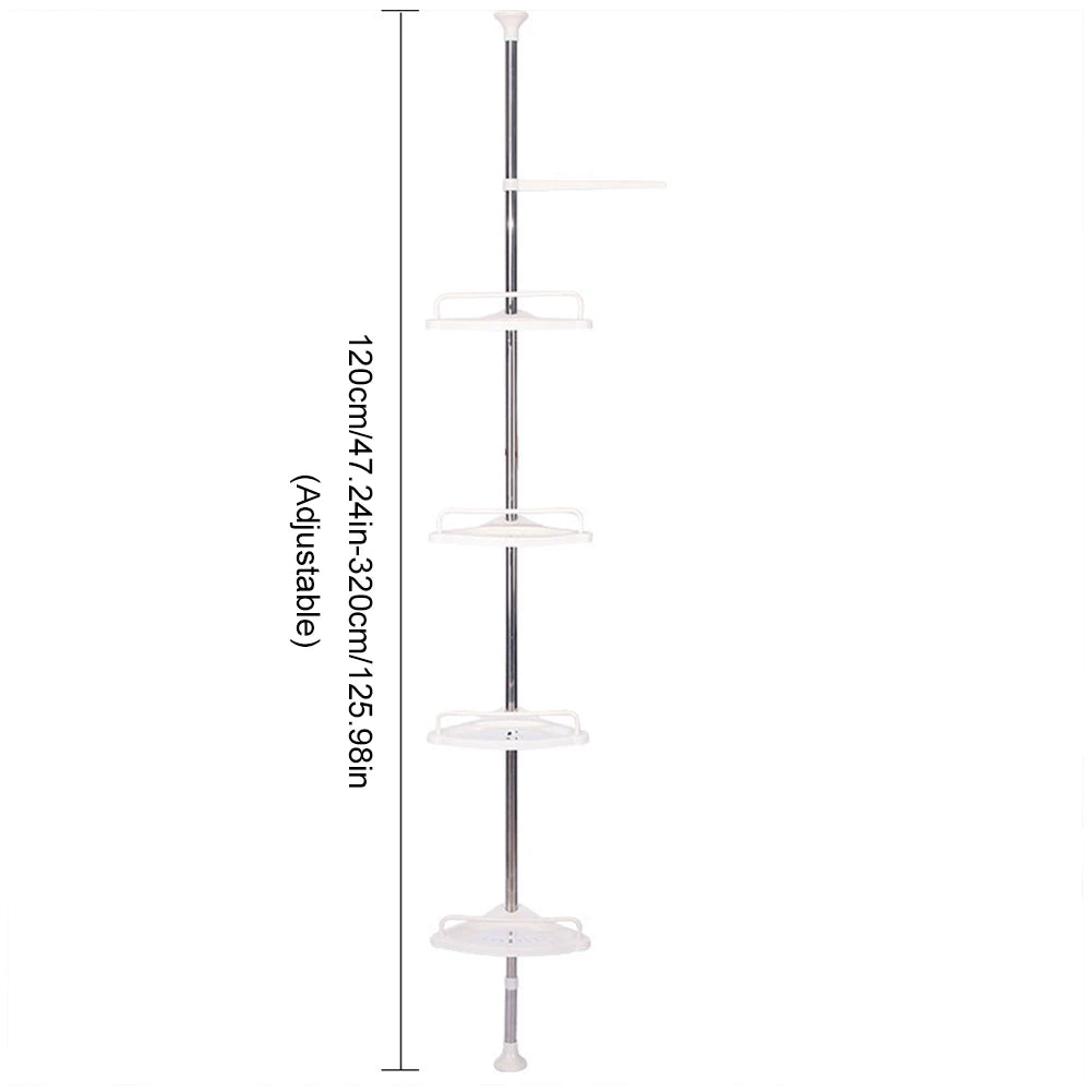 Telescopic Bathroom Shelf 4 Trays