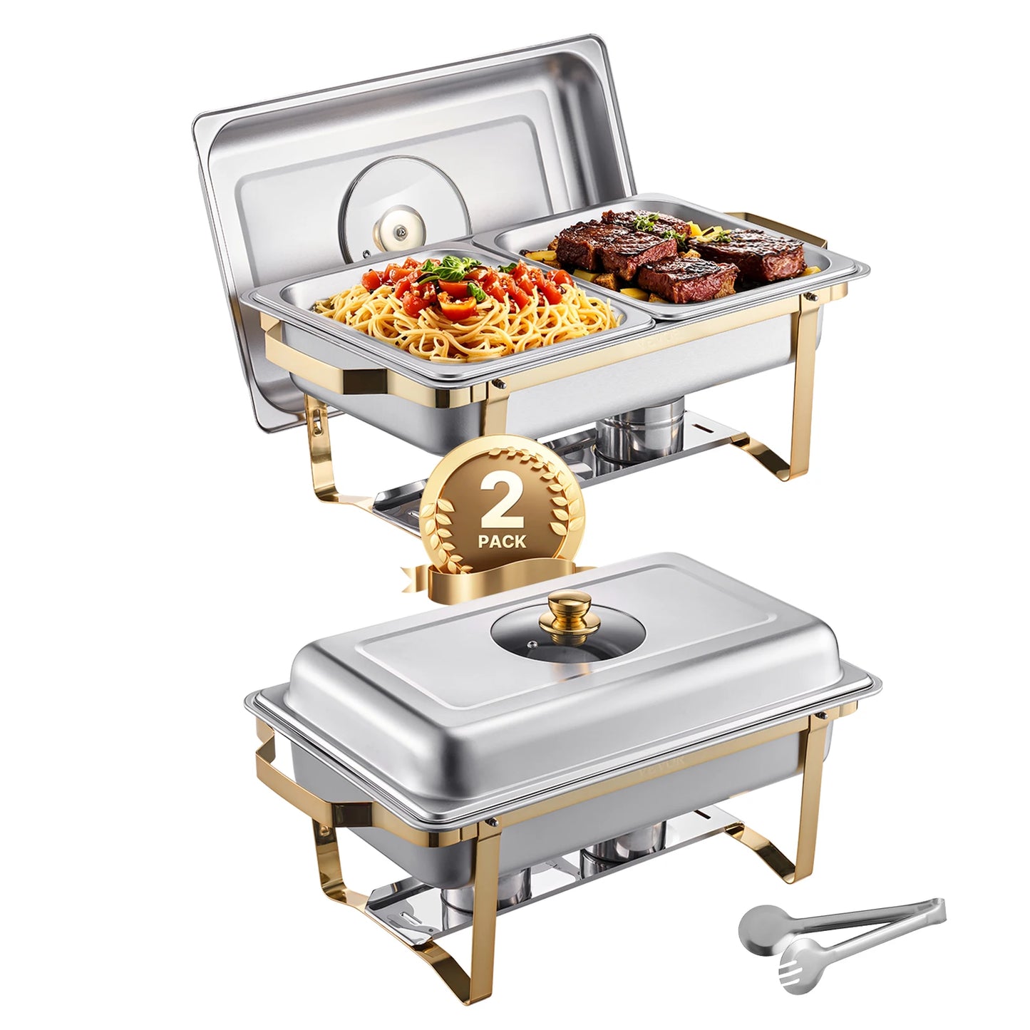 2/4 Pack Chafing Dish Buffet