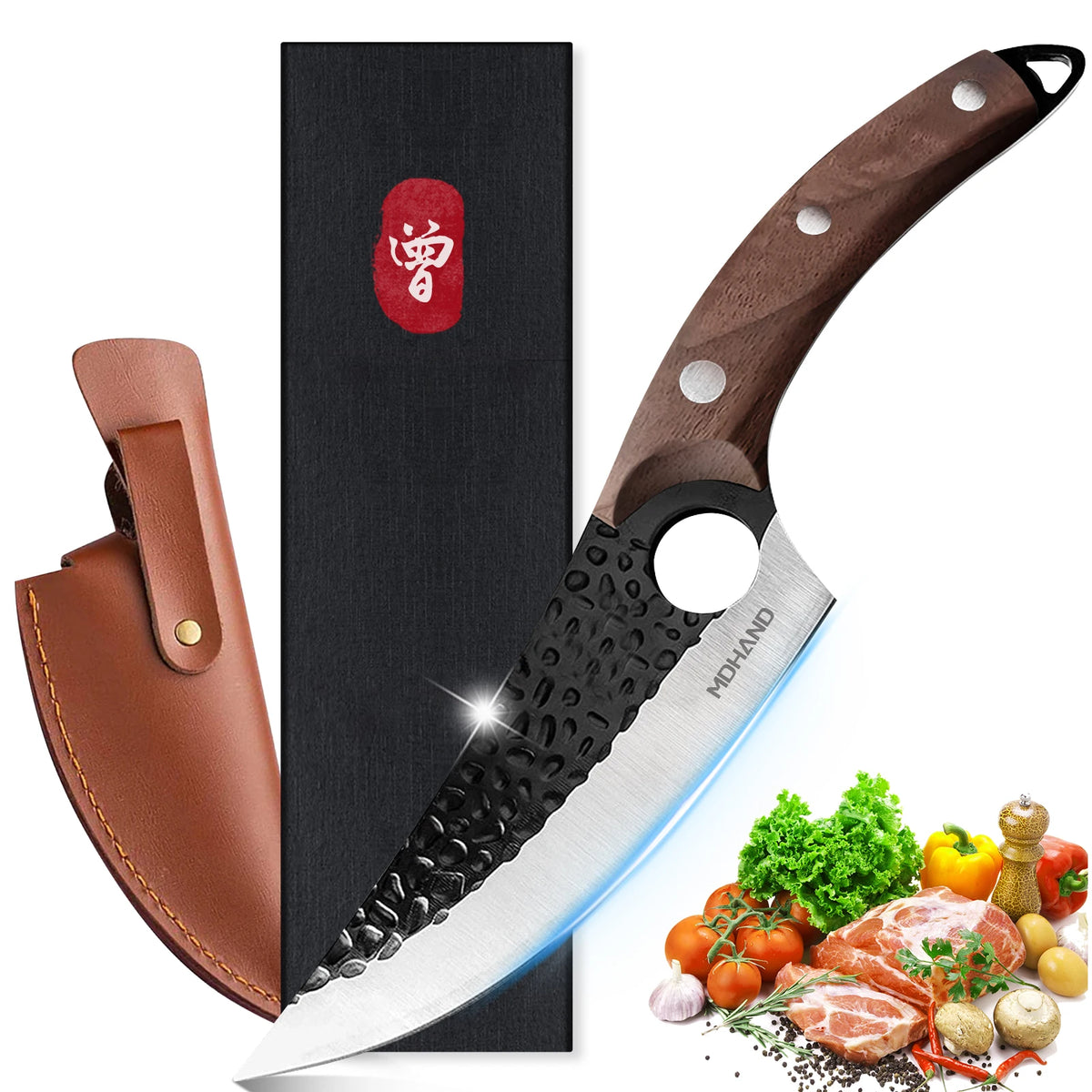 Stainless Steel Hand Forged Knife Cleaver