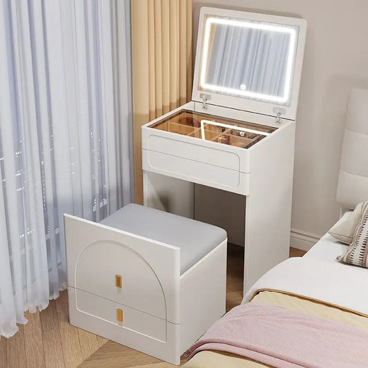 3-in-1 Dresser with Flip-Up Mirror and Light