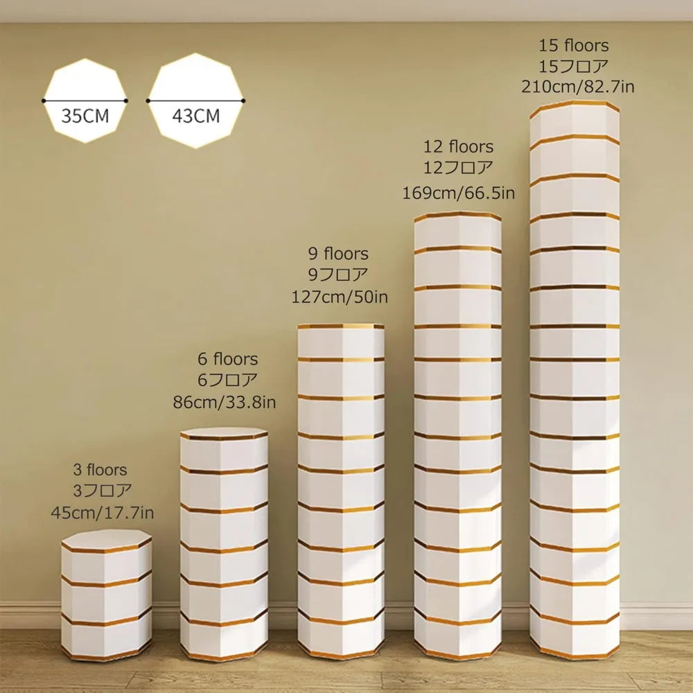 3/6/9/12/15 Tiers Shoe Rack Metal