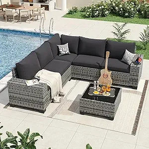 7 Pieces Patio Furniture Set