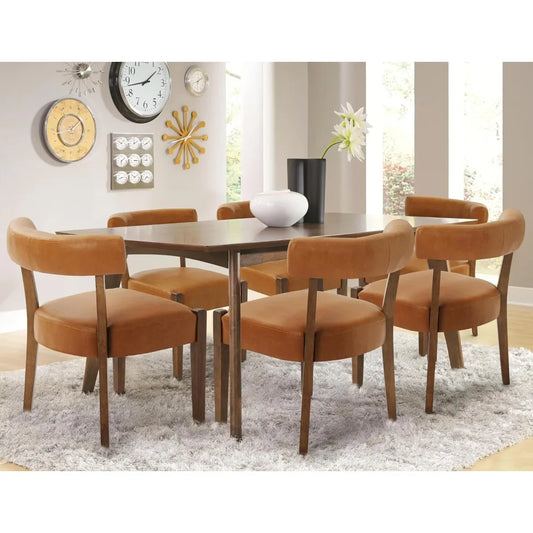 Leather Dining Chairs Set of 6