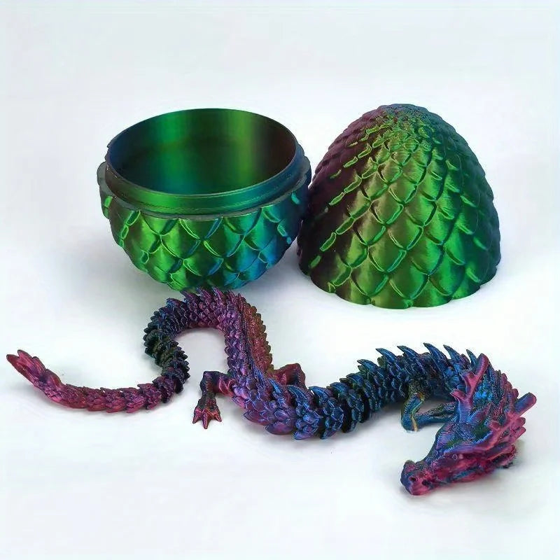 3D Printed Dragon Egg with Dragon