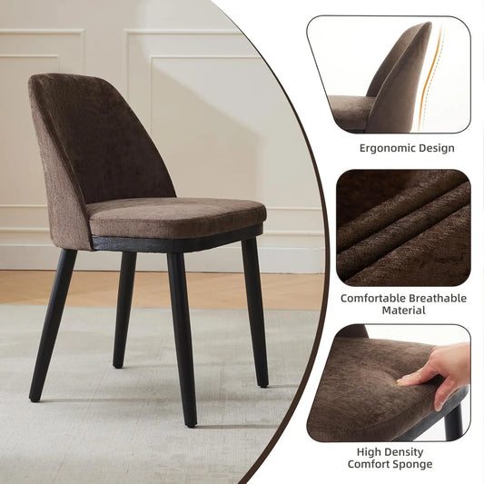 Upholstered Dining Chairs Set of 2