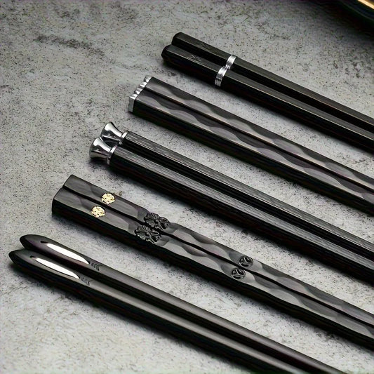 Black Alloy Chopsticks