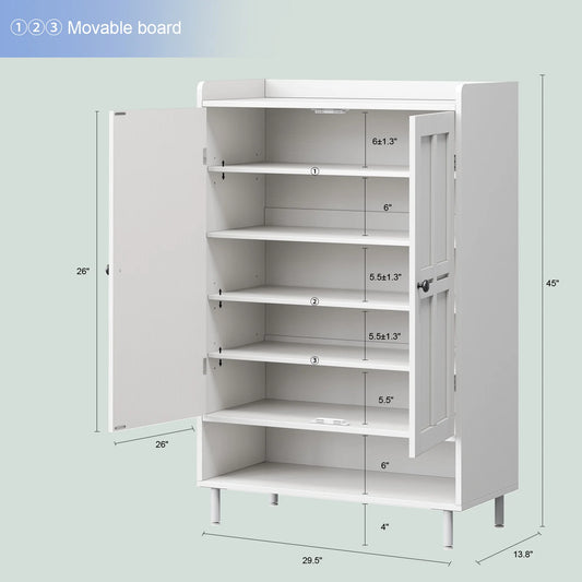 45'' Shoe Cabinet Entryway