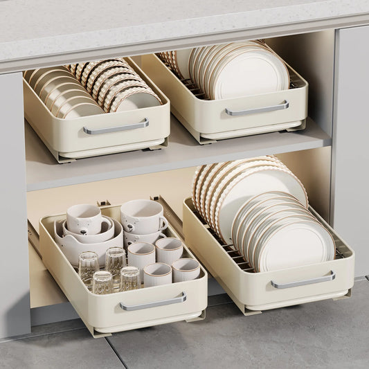 Kitchen Pull-out Dish Rack Sliding Drawer